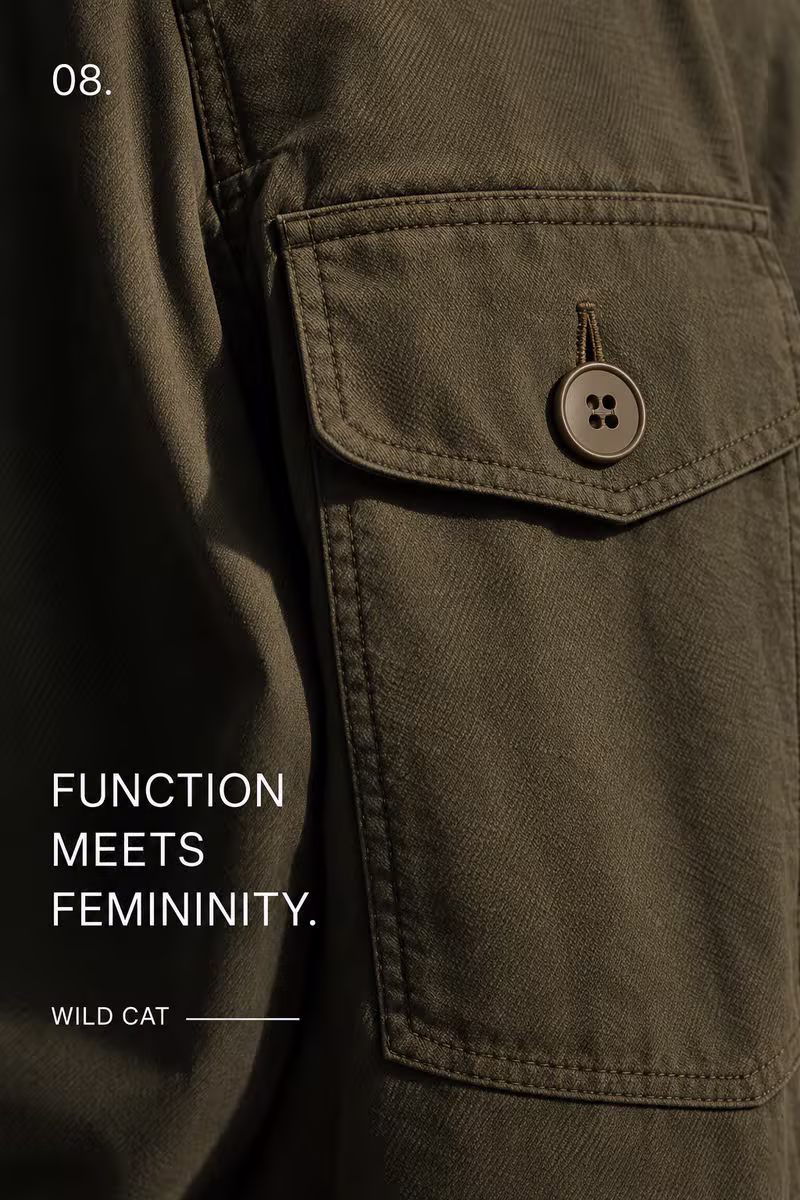 Wild Cat campaign visual — Function Meets Femininity