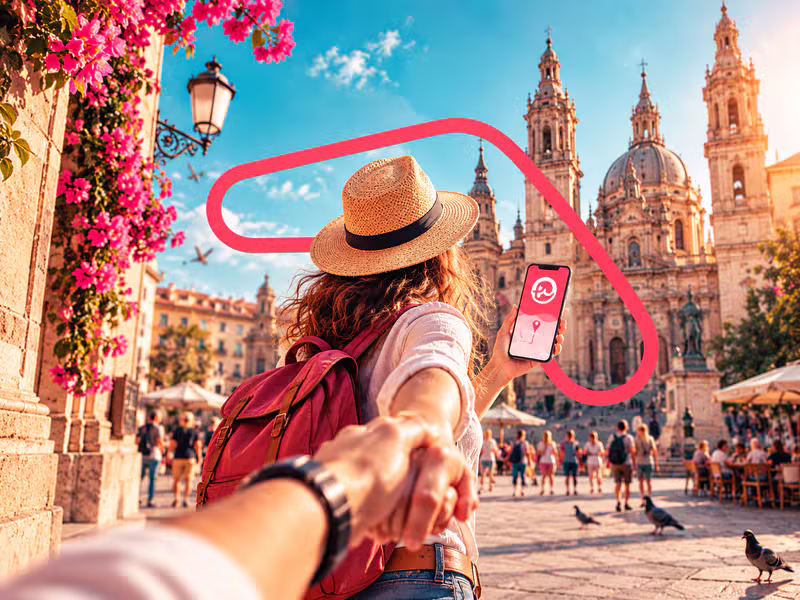 Tripstik travel app campaign creative