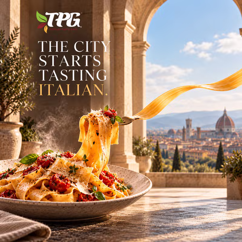 TPG — The City Starts Tasting Italian key visual