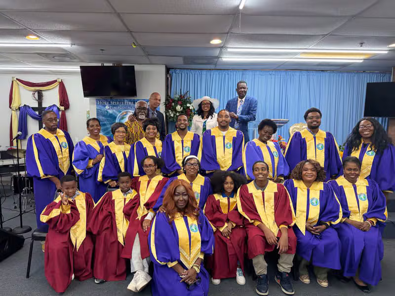 Adult and youth church choir