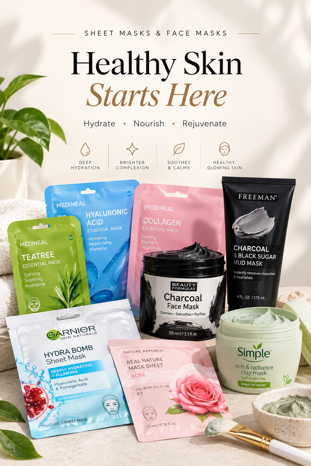 Sheet Masks & Face Masks