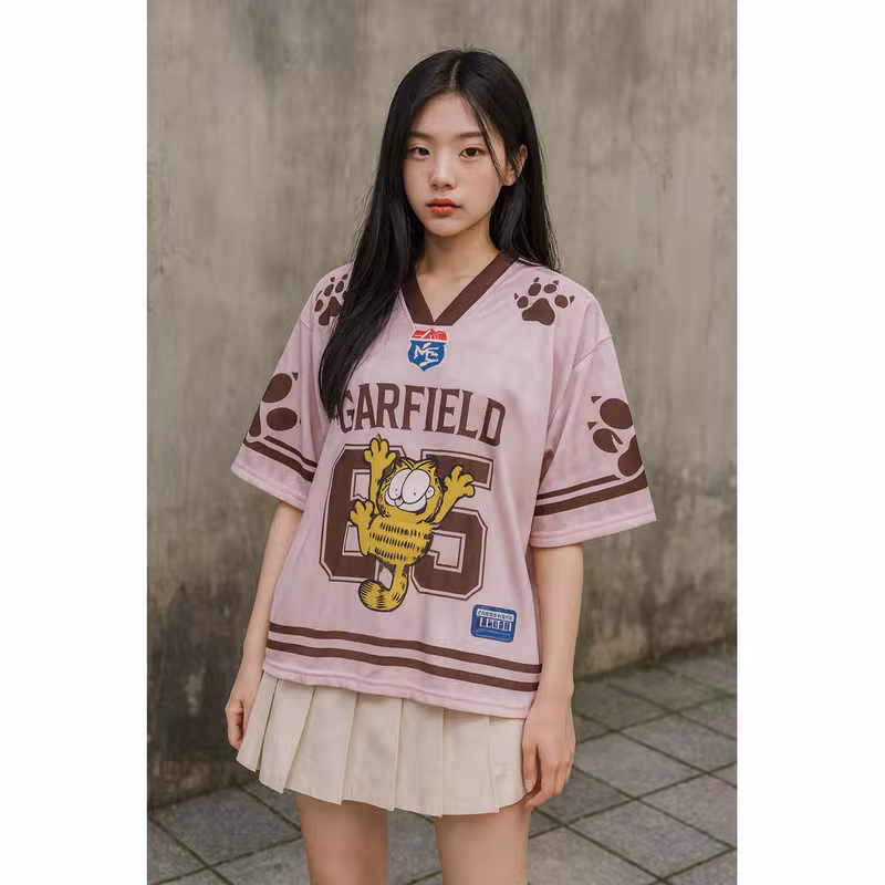 Albaaits kaos jersey black 68 oversize retro boxy shirt streetwear vintage detail 4