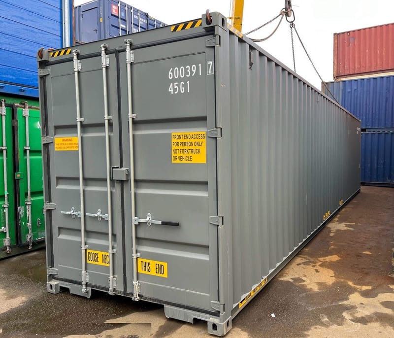 Contenedor de 40 pies High Cube de doble puerta