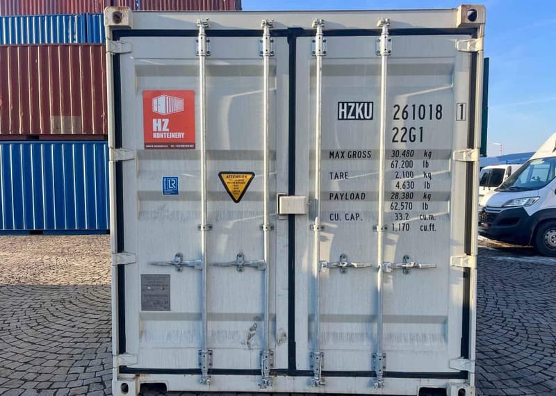 Contenedor marítimo de almacenamiento 20 pies – 6 m – IICL 6 détail 5