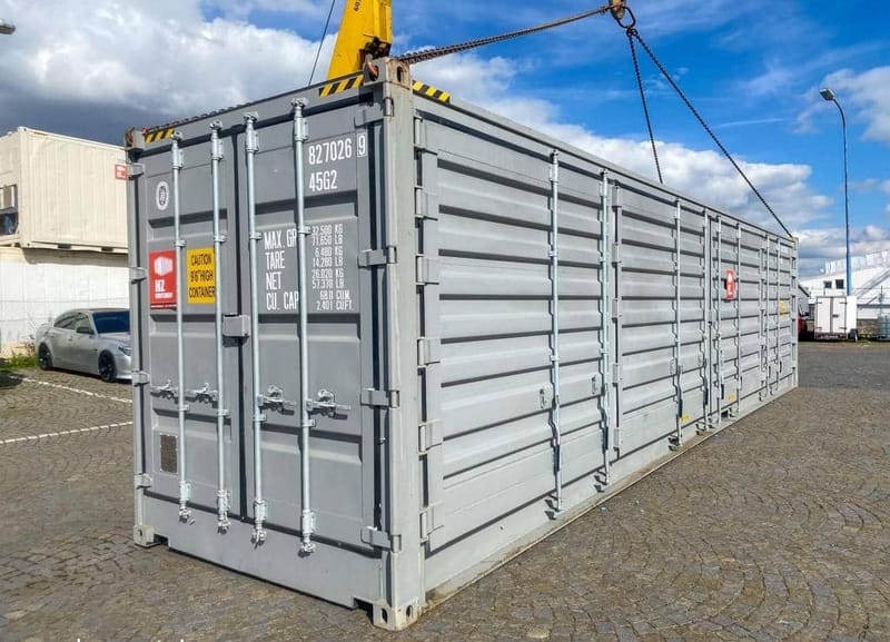 Contenedor marítimo 40 pies High Cube Open Side – 40’ HCSD