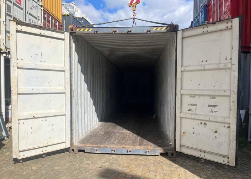 Contenedor marítimo usado 40’ High Cube CW – HZKU 400 087-3 détail 10