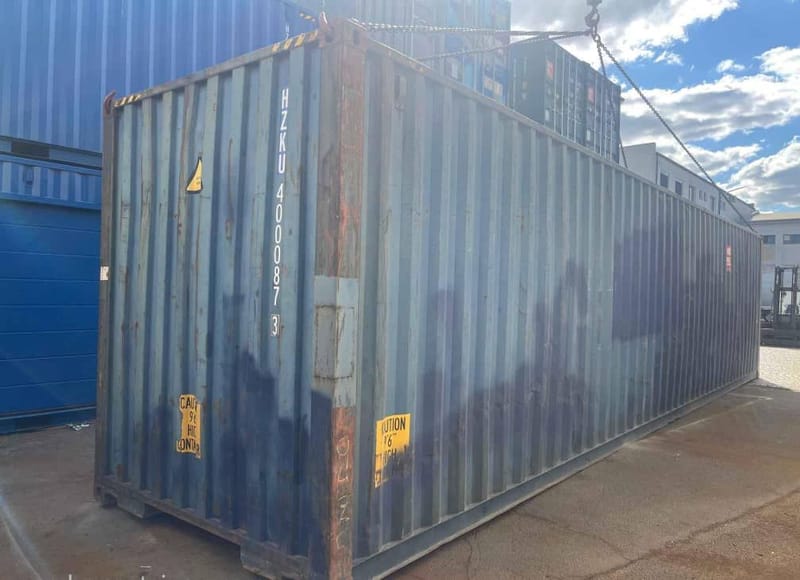 Contenedor marítimo usado 40’ High Cube CW – HZKU 400 087-3 détail 4