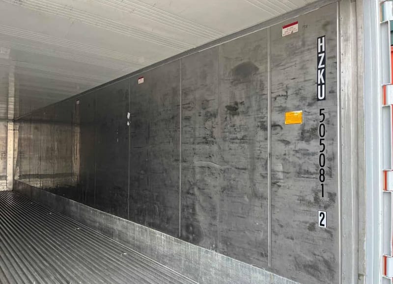 Contenedor marítimo aislado 40’ High Cube CW – HZKU 505 081-2 détail 9