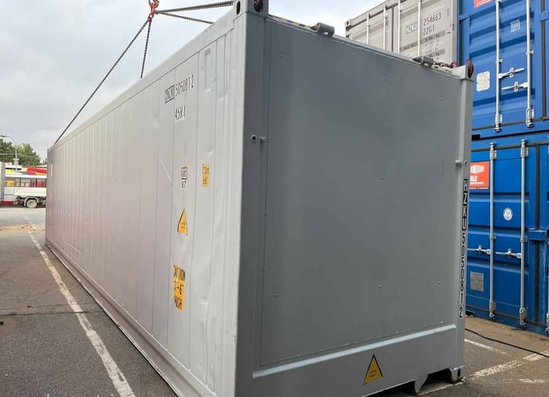 Contenedor marítimo aislado 40’ High Cube CW – HZKU 505 081-2 détail 5