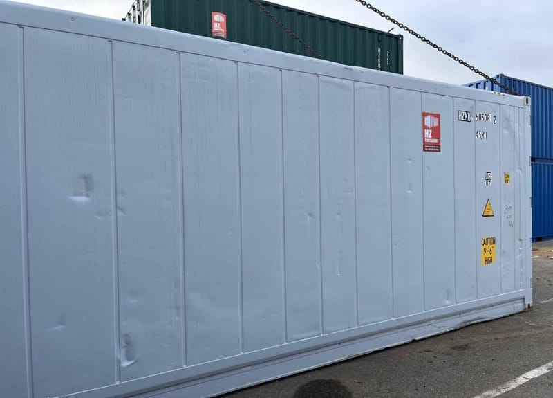 Contenedor marítimo aislado 40’ High Cube CW – HZKU 505 081-2 détail 1