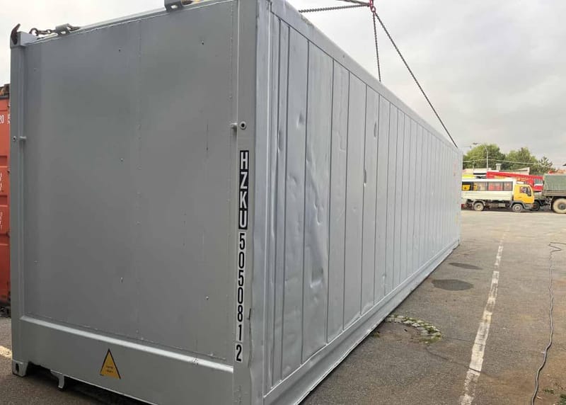 Contenedor marítimo aislado 40’ High Cube CW – HZKU 505 081-2 détail 4