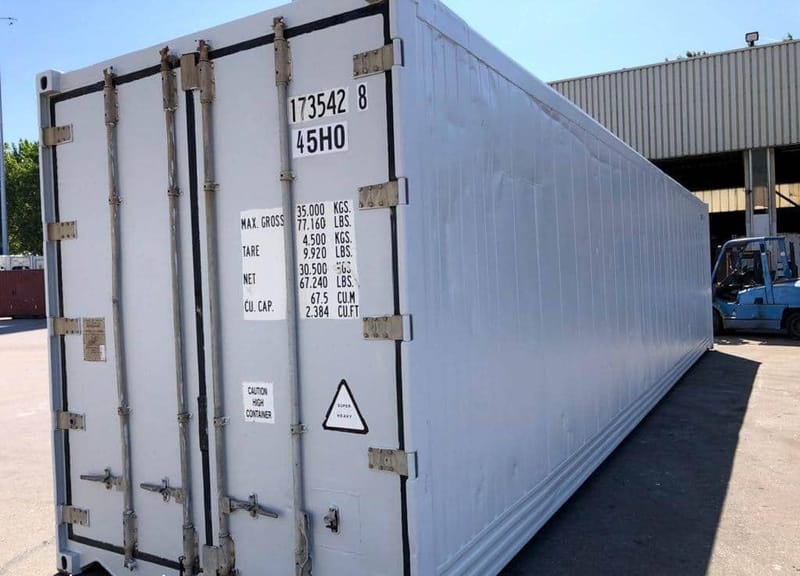 Contenedor marítimo aislado 40’ High Cube – Usado