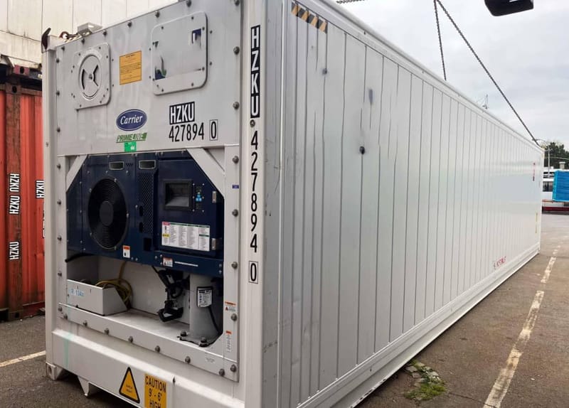 Contenedor Frigorífico / Congelador 40’ HC IICL6 – Carrier PrimeLINE détail 1