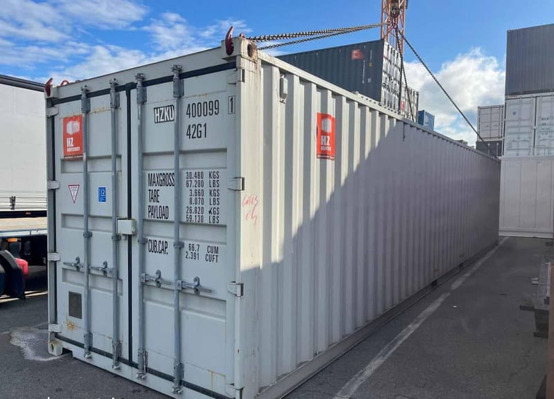 Contenedor Marítimo 40’ One Trip – Calidad IICL6 détail 1