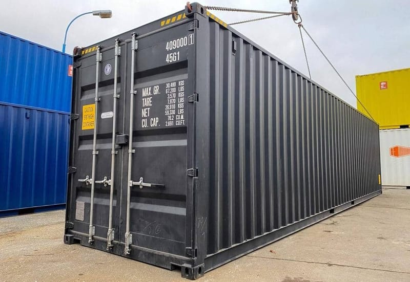 Contenedor Marítimo 40’ High Cube Negro – IICL6