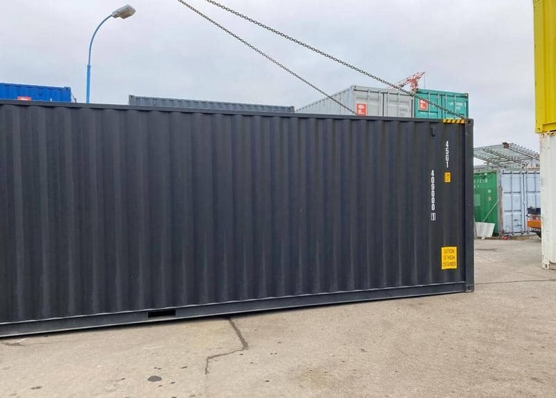 Contenedor Marítimo 40’ High Cube Negro – IICL6 détail 3