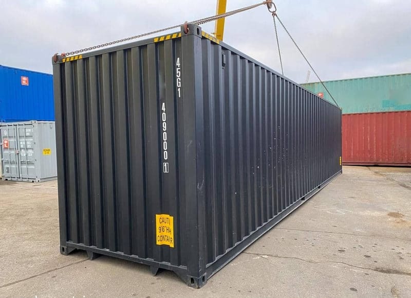 Contenedor Marítimo 40’ High Cube Negro – IICL6 détail 4