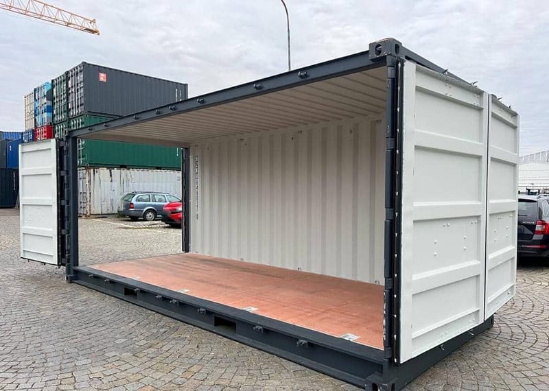 Contenedor marítimo 20’ Open Side IICL6 – HZKU 648 037-0 détail 14
