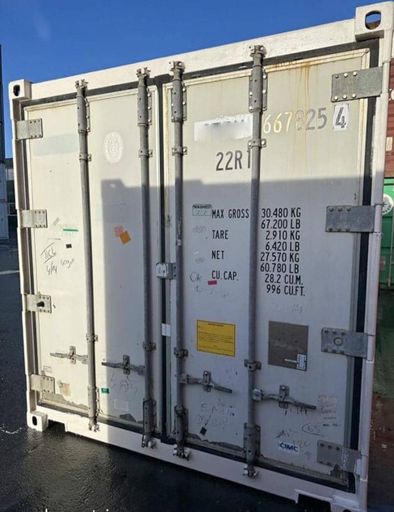 Contenedor frigorífico 20’ CW – 667 825-4 détail 3