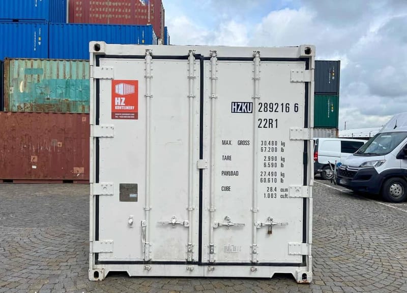 Contenedor marítimo aislado de 20 pies – Cargo Worthy détail 5
