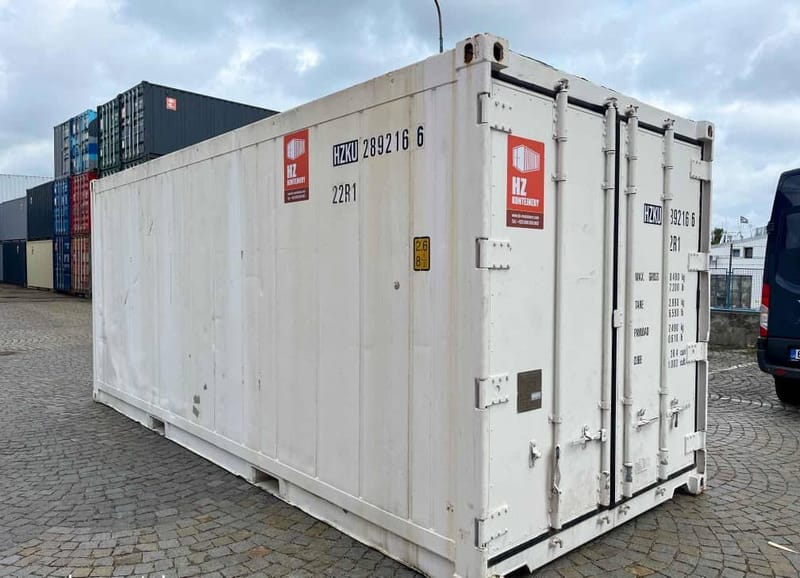 Contenedor marítimo aislado de 20 pies – Cargo Worthy détail 4