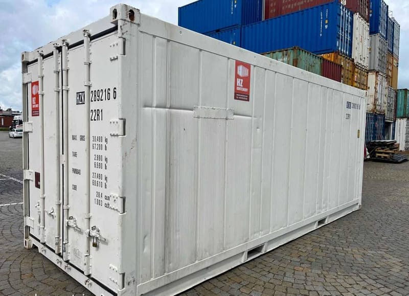 Contenedor marítimo aislado de 20 pies – Cargo Worthy détail 3