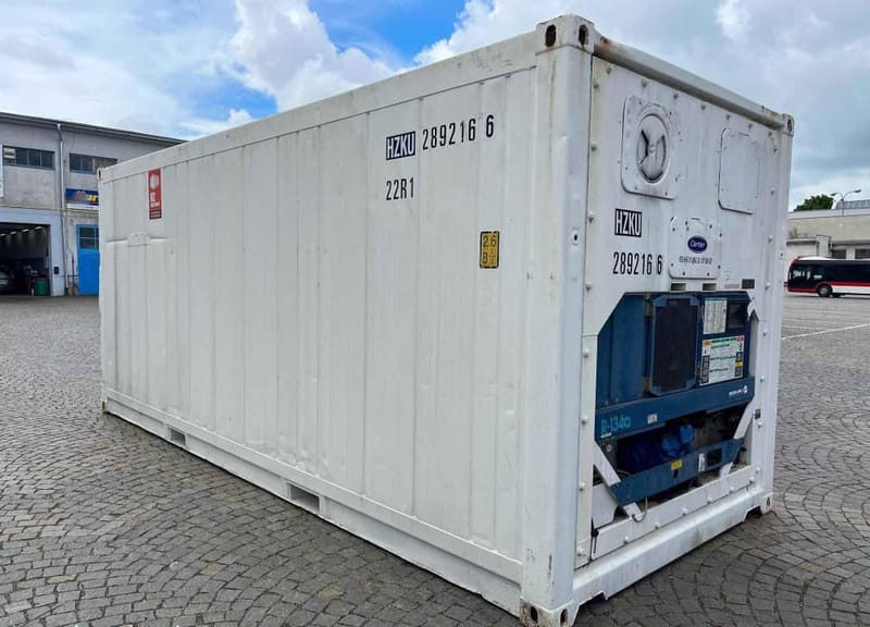 Contenedor marítimo aislado de 20 pies – Cargo Worthy détail 2