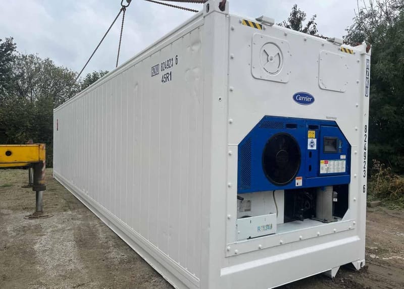 Contenedor frigorífico 40’ High Cube de ocasión – HZKU 824 923-6
