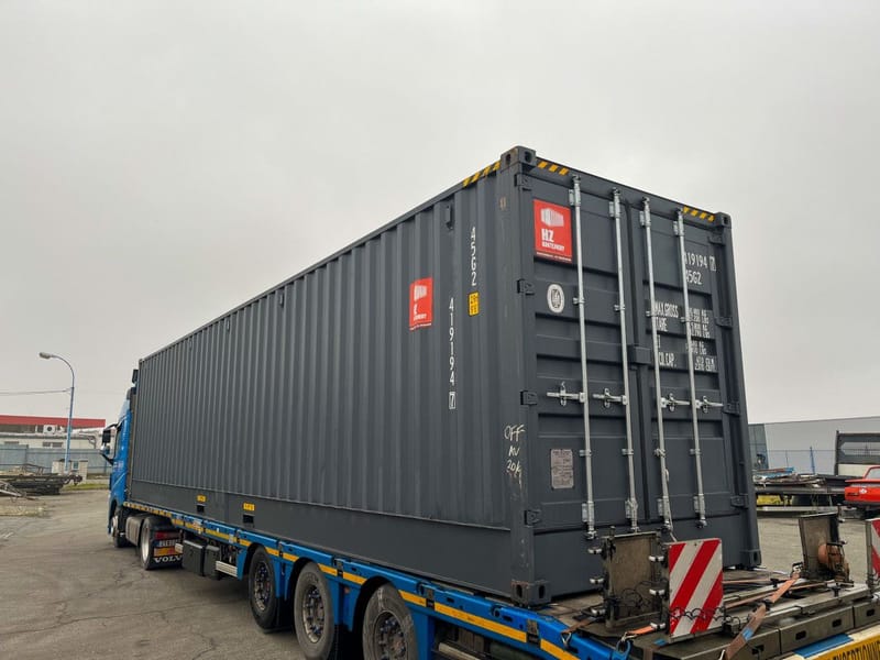 CONTENEDOR MARÍTIMO 40’ HIGH CUBE SIDE DOOR – RAL 7024 détail 4