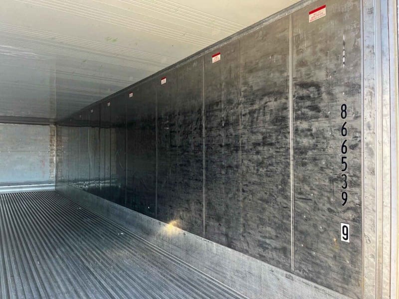 Contenedor frigorífico 40' HC – Blanco RAL 9010 detalle 9