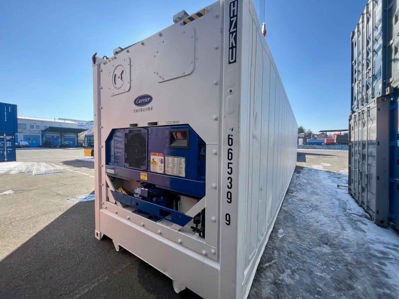 Contenedor frigorífico 40' HC – Blanco RAL 9010 detalle 3