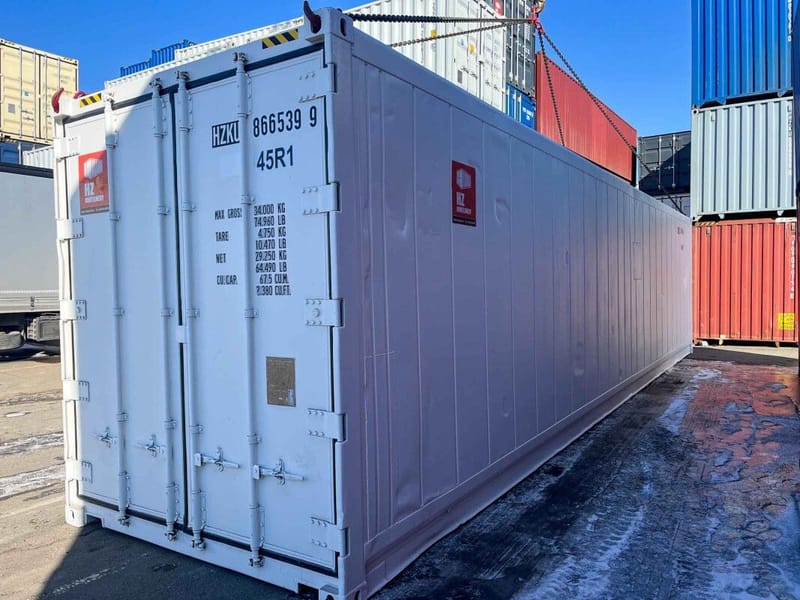 Contenedor frigorífico 40' HC – Blanco RAL 9010 detalle 6