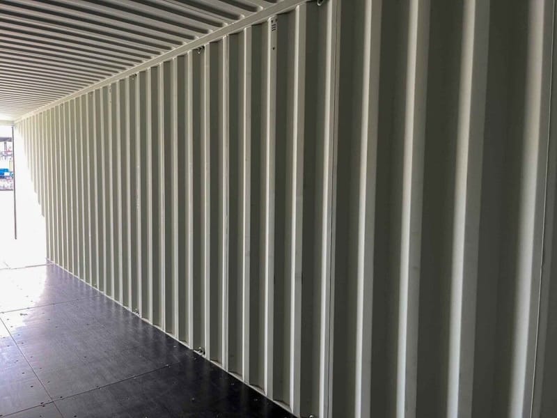 Contenedor marítimo 40' High Cube IICL6 – RAL 7015 detalle 2