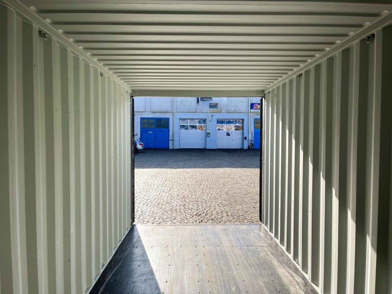 Contenedor marítimo 20' IICL6 – RAL 7016 detalle 6