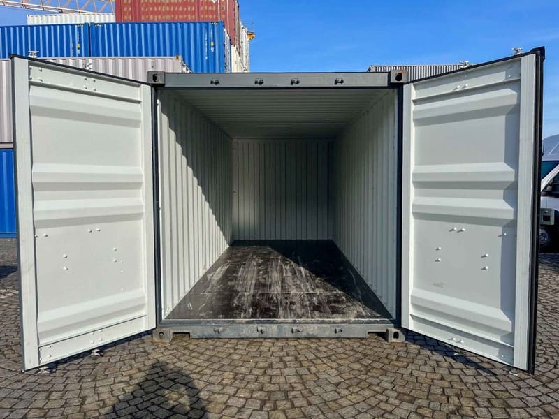 Contenedor marítimo 20' IICL6 – RAL 7016 detalle 9
