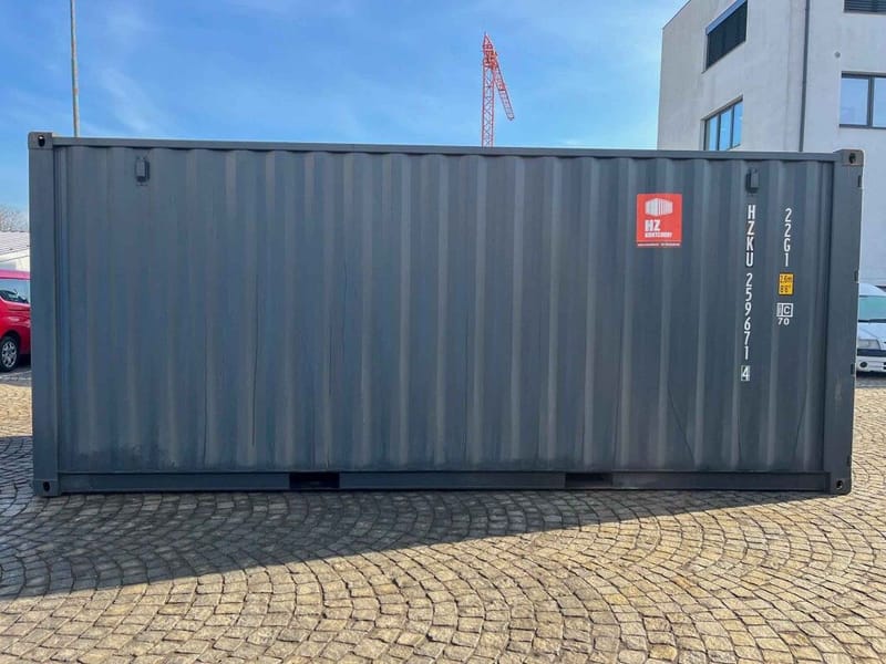 Contenedor marítimo 20' IICL6 – RAL 7016 detalle 5