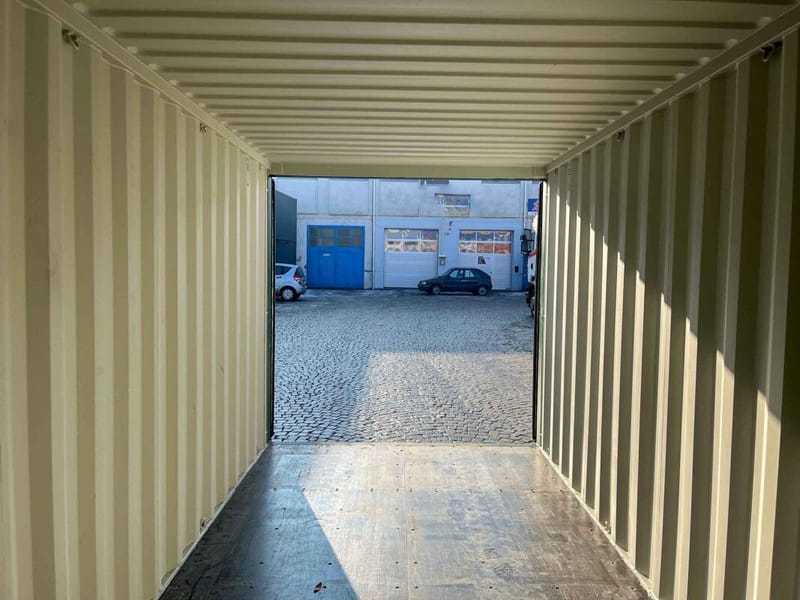 Contenedor marítimo 20' IICL6 – RAL 6005 detalle 6