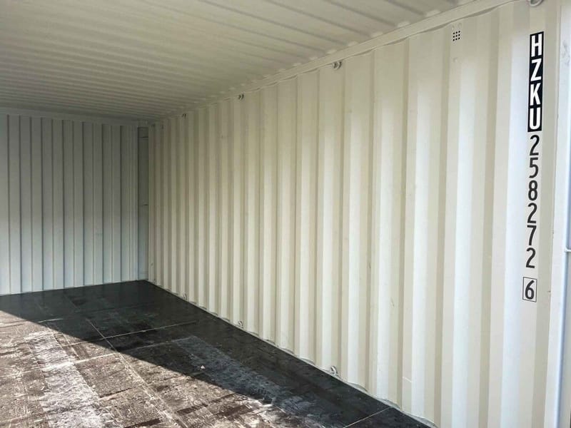Contenedor marítimo 20' IICL6 – RAL 6005 detalle 7