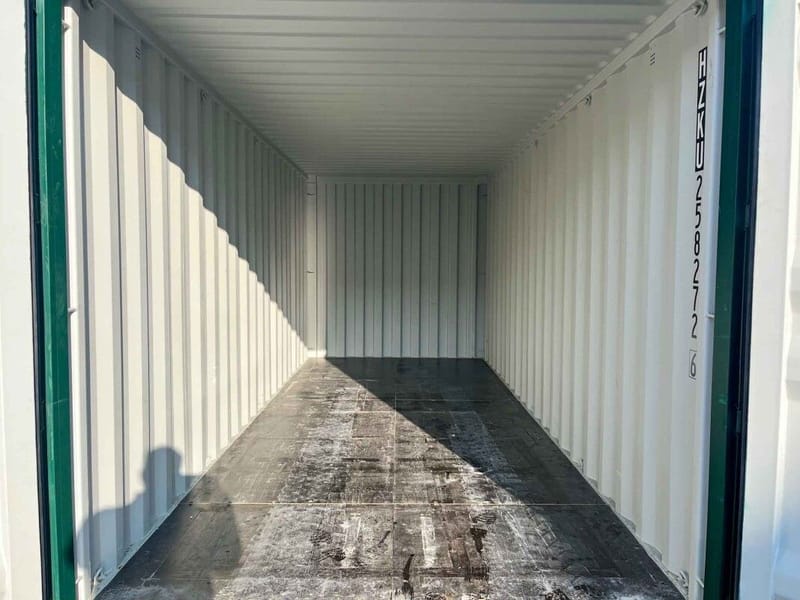 Contenedor marítimo 20' IICL6 – RAL 6005 detalle 9