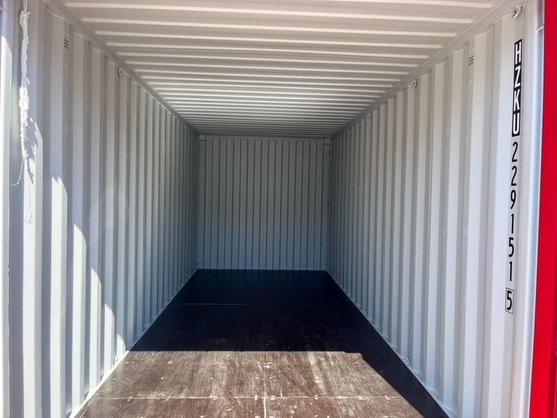 Contenedor marítimo 20' IICL6 One Trip – RAL 3020 detalle 9