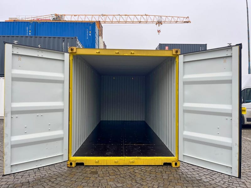 Contenedor marítimo 20' IICL6 Easy Open – RAL 1018 detalle 8