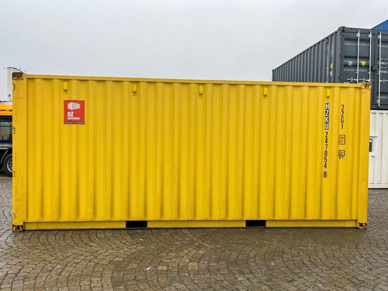 Contenedor marítimo 20' IICL6 Easy Open – RAL 1018 detalle 5
