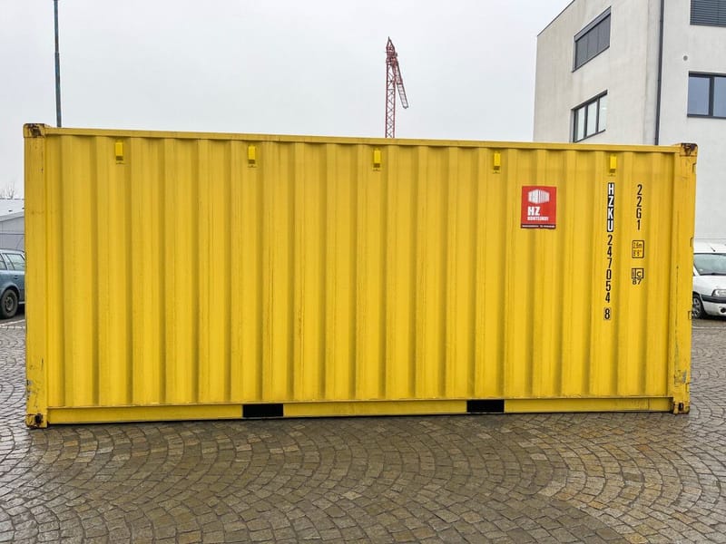 Contenedor marítimo 20' IICL6 Easy Open – RAL 1018 detalle 3