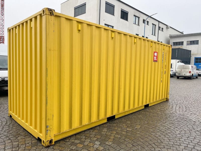 Contenedor marítimo 20' IICL6 Easy Open – RAL 1018 detalle 2