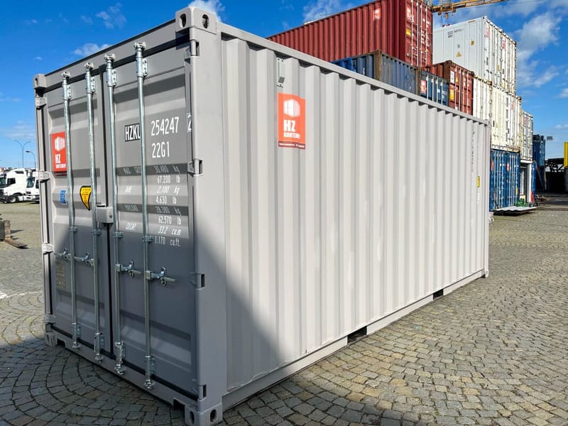 Contenedor 20' IICL6 con apertura lateral – RAL 7036 detalle 12