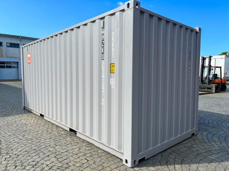 Contenedor 20' IICL6 con apertura lateral – RAL 7036 detalle 13
