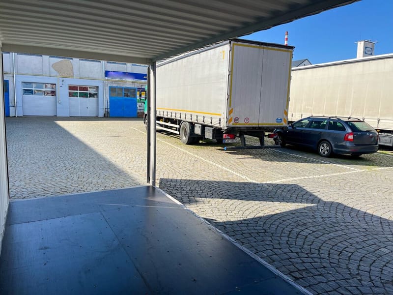 Contenedor 20' IICL6 con apertura lateral – RAL 7036 detalle 5