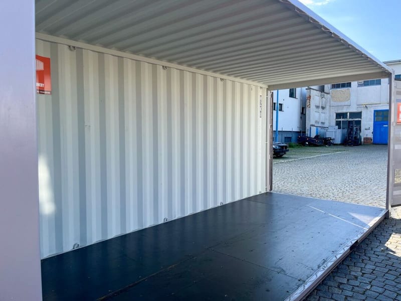 Contenedor 20' IICL6 con apertura lateral – RAL 7036 detalle 4