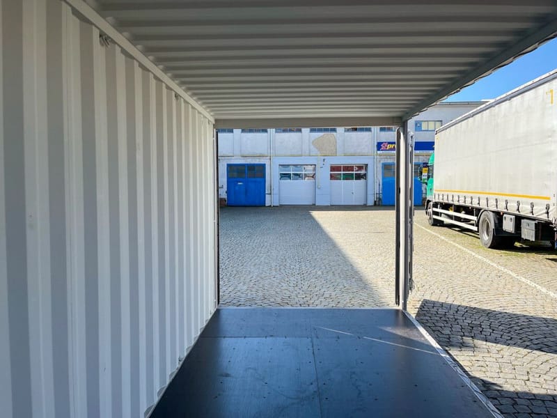 Contenedor 20' IICL6 con apertura lateral – RAL 7036 detalle 2