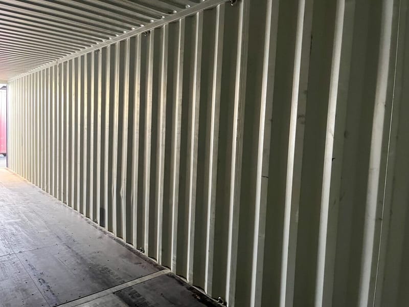 Contenedor marítimo 40' High Cube IICL5 – RAL 5013 detalle 12